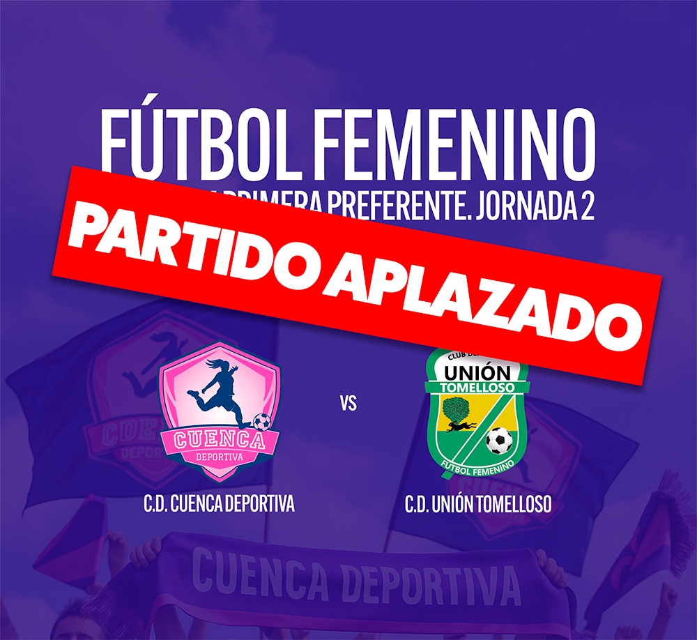 Aplazado nuestro debut en casa